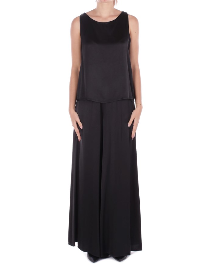 MANILA GRACE Canotte Nero