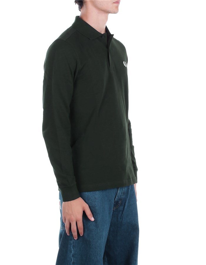 FRED PERRY Polo shirt  Long sleeves Men M6006 5 