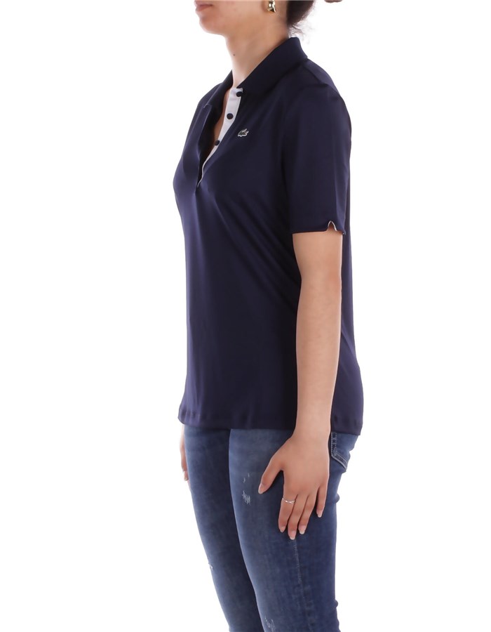LACOSTE Maniche Corte Blu