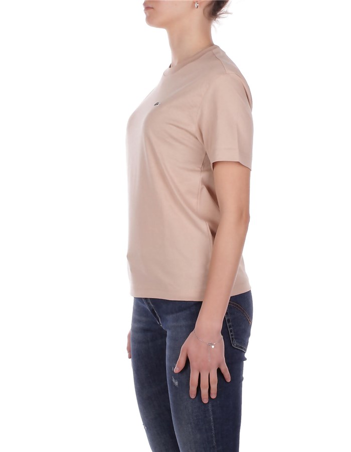 LACOSTE T-shirt Beige