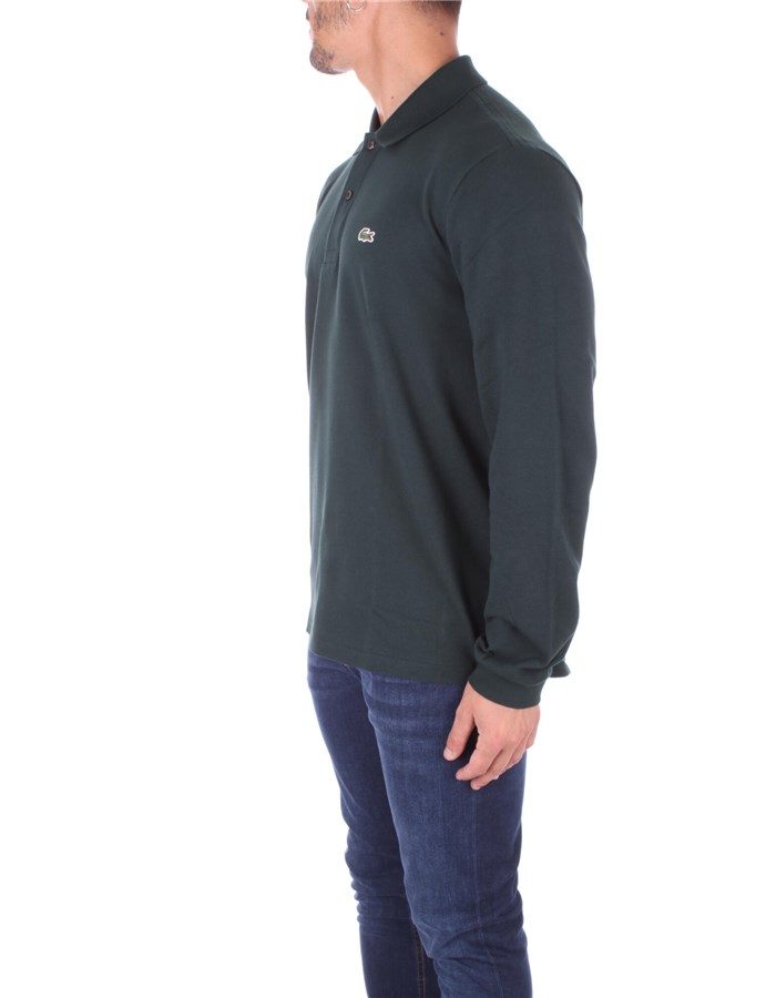 LACOSTE  Long sleeves English green