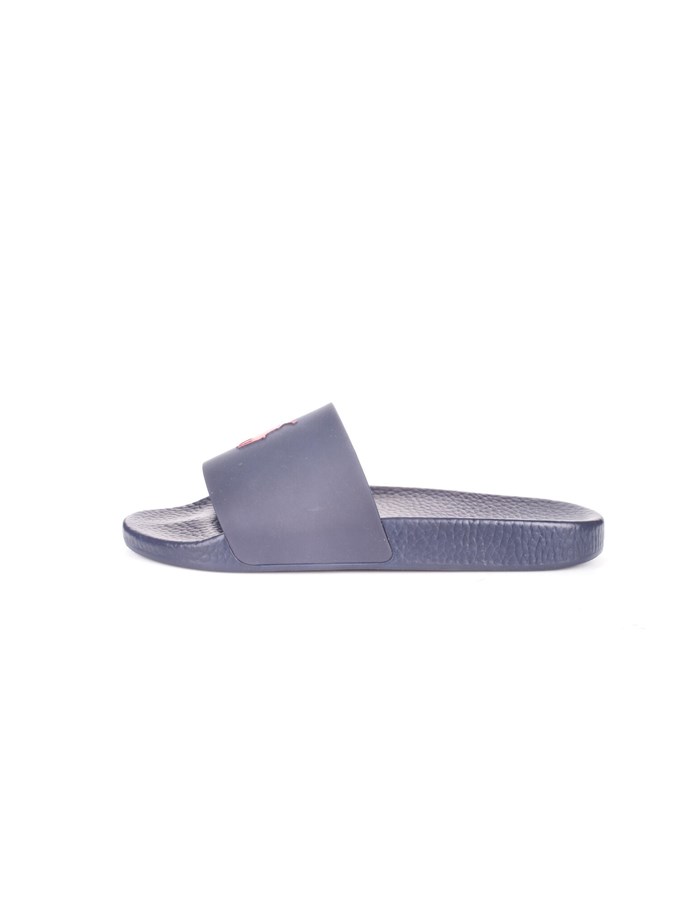 RALPH LAUREN Ciabatta Navy red
