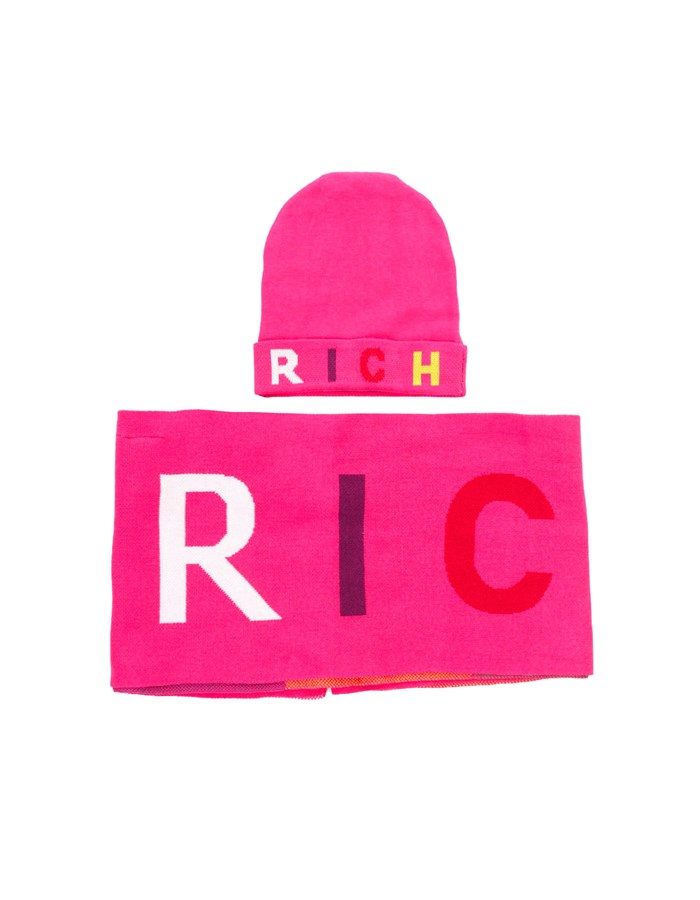 JOHN RICHMOND Accessories set Hat + scarf RBA21110HS Fuxia