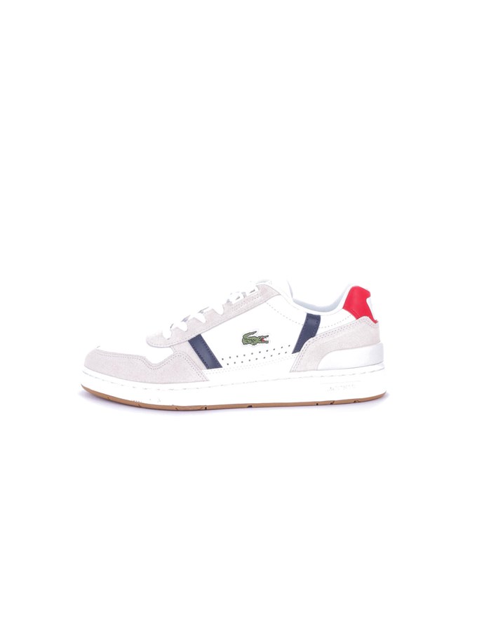 LACOSTE  low White blue red