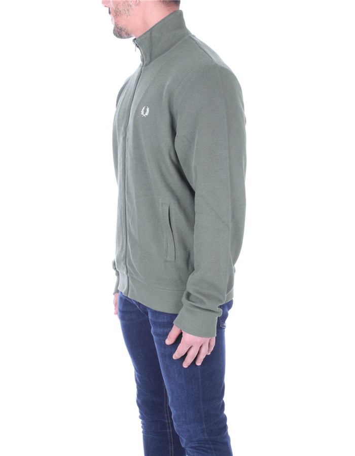 FRED PERRY Con Zip Green