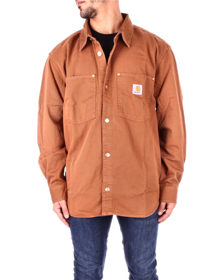 CARHARTT WIP Denim jackets Hamilton brown