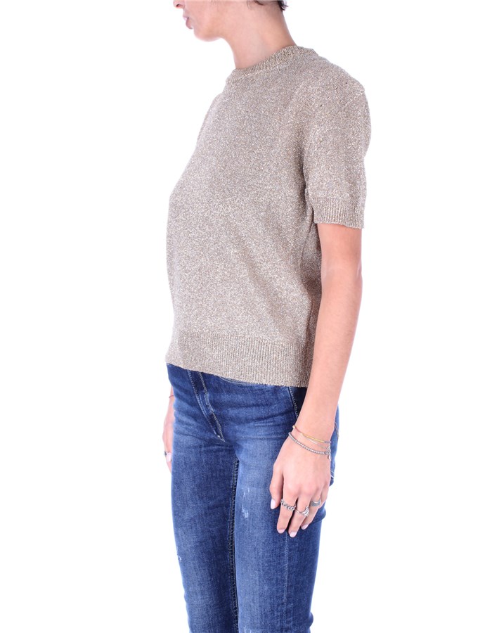 SEMICOUTURE Sweater Gold Silver