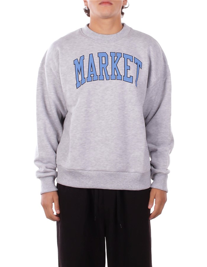 MARKET Felpe Girocollo Cenere