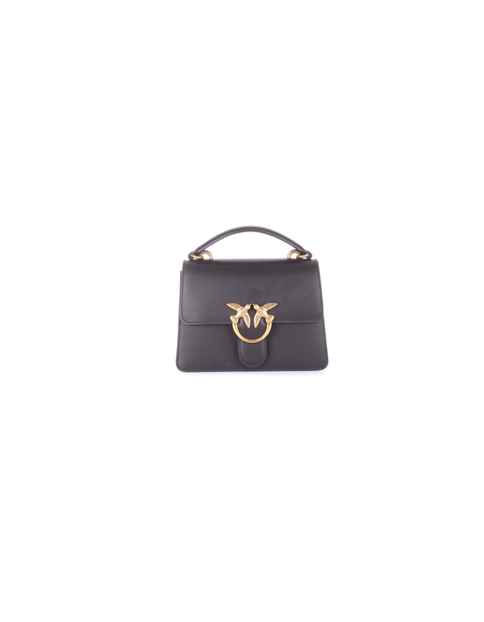 PINKO Hand Bags Black gold