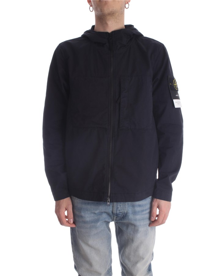 STONE ISLAND Jackets Blue Navy