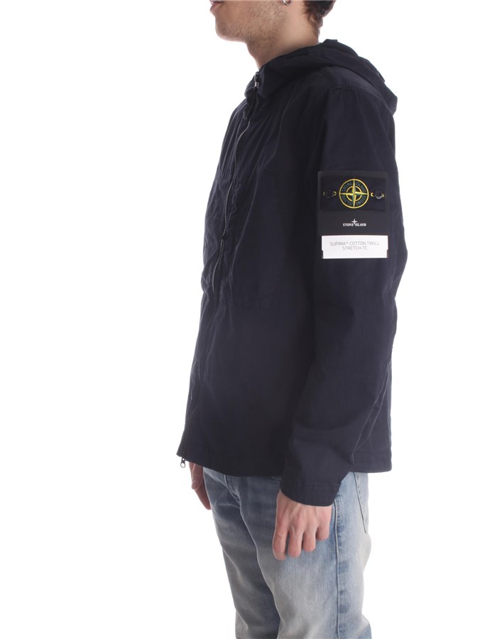 STONE ISLAND Jackets Blue Navy
