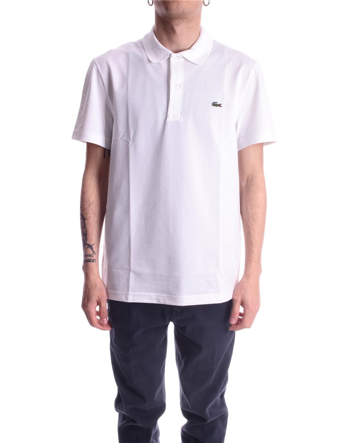 LACOSTE Short sleeves White