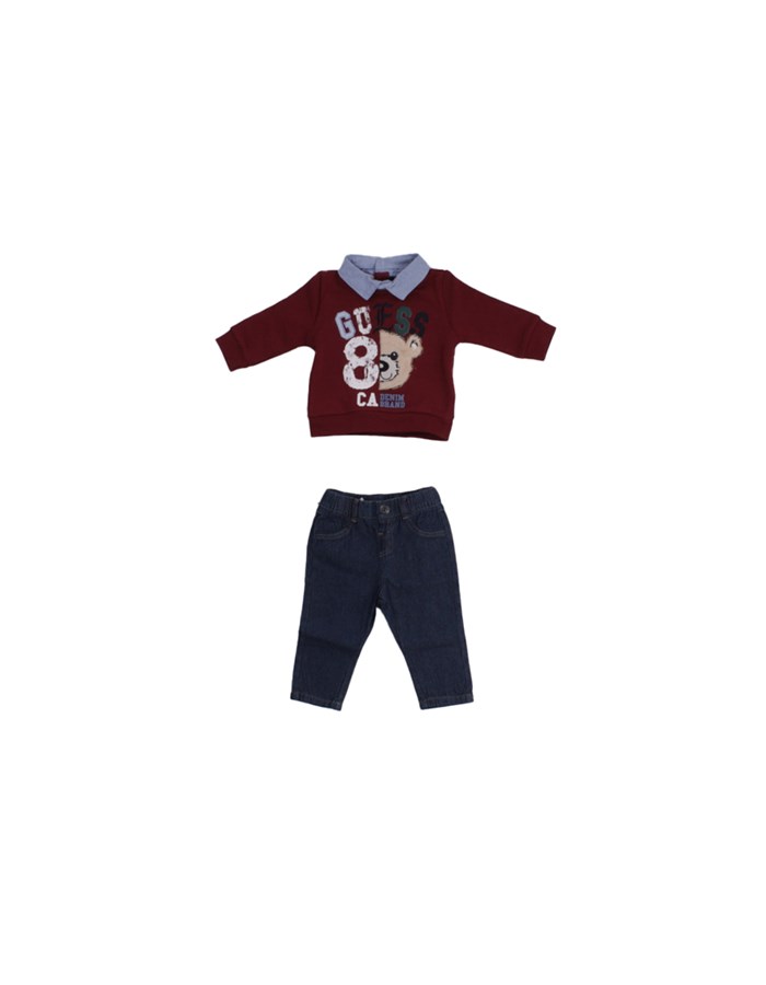 GUESS Felpa + pantalone Vino