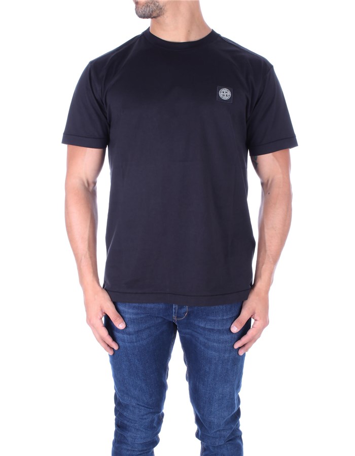 STONE ISLAND Short sleeve Black
