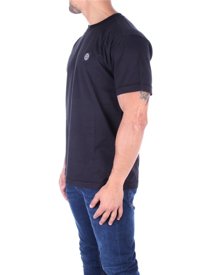 STONE ISLAND Short sleeve Black