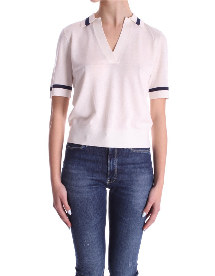 RALPH LAUREN Short sleeves Cream