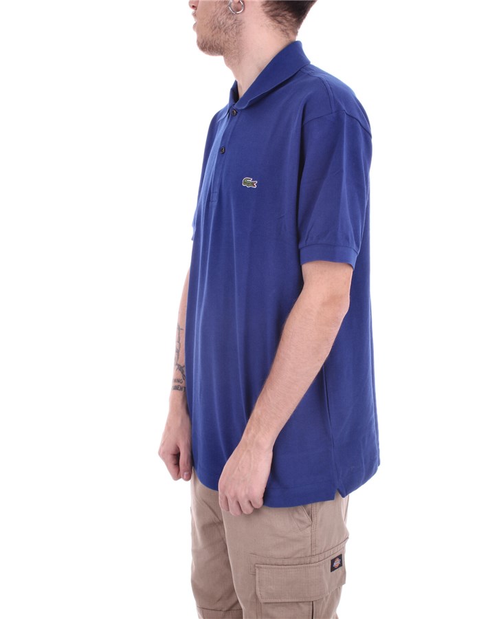 LACOSTE Short sleeves Blue open