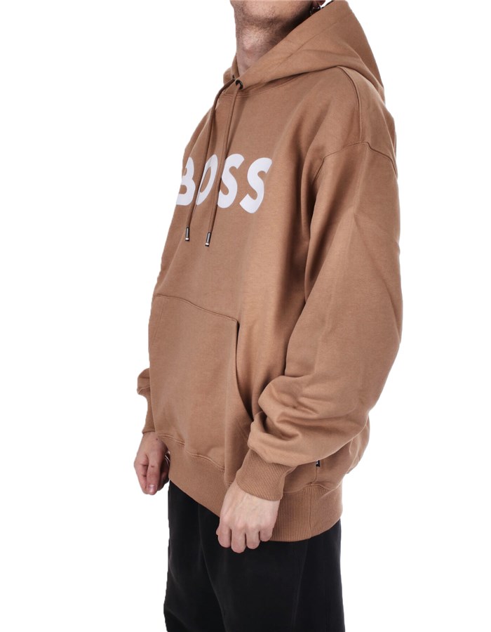 BOSS Hoodies Beige