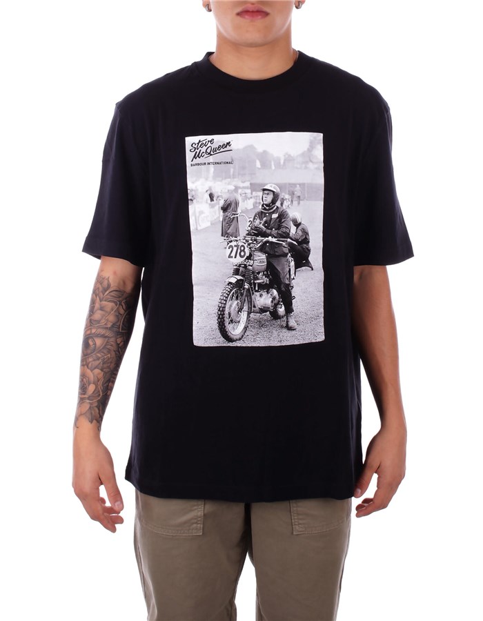 BARBOUR Short sleeve Black