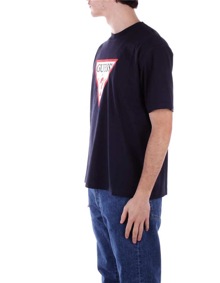 GUESS Short sleeve Blue