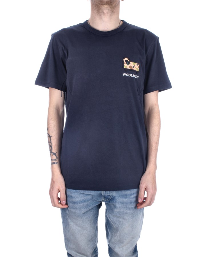 WOOLRICH Short sleeve Blue