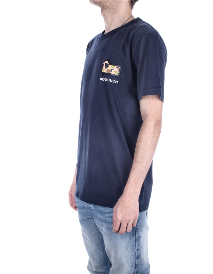 WOOLRICH Short sleeve Blue