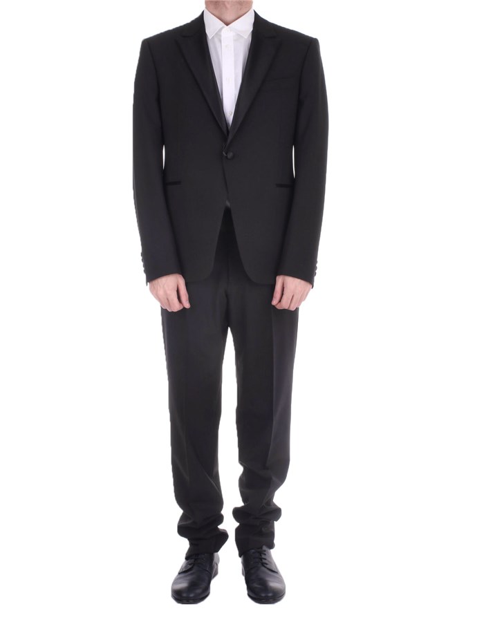 EMPORIO ARMANI Single-breasted suits Black