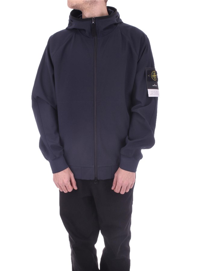 STONE ISLAND Jackets Blue Navy