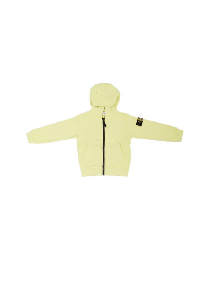 STONE ISLAND Sweatshirts  With Zip 791660720 Lemon