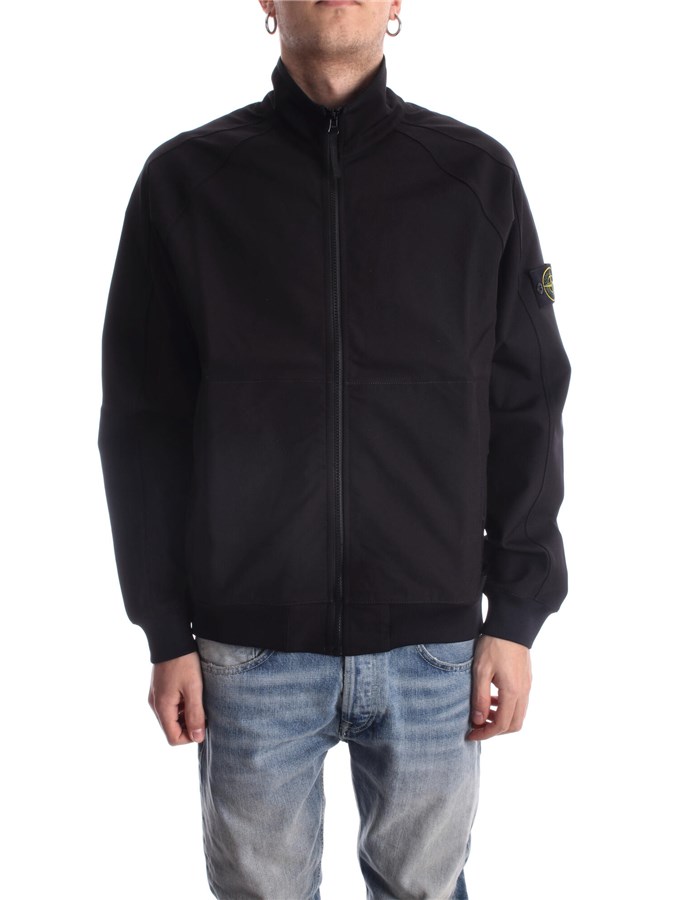 STONE ISLAND  With Zip Black