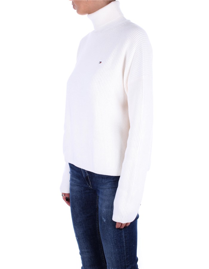 TOMMY HILFIGER High Neck  White