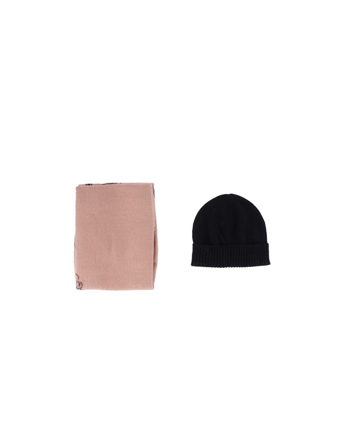 RALPH LAUREN Cappello + sciarpa Cammello