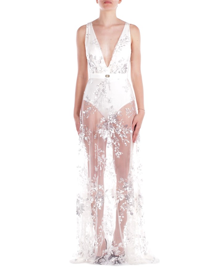 ELISABETTA FRANCHI Long Ivory