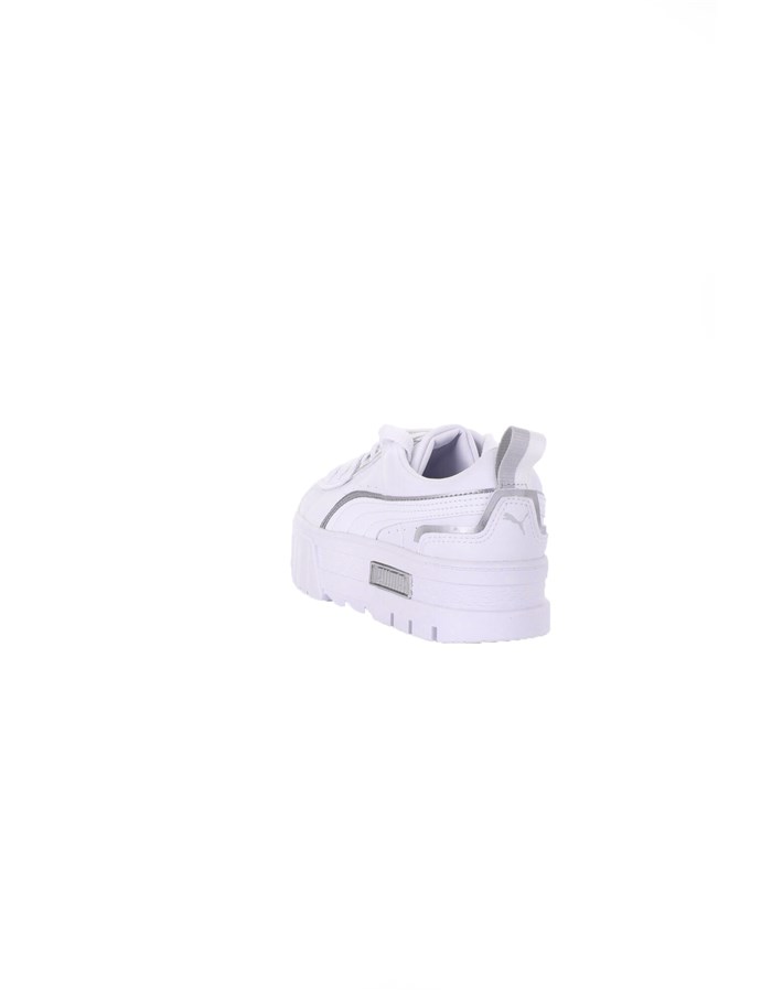 PUMA SELECT  low White silver