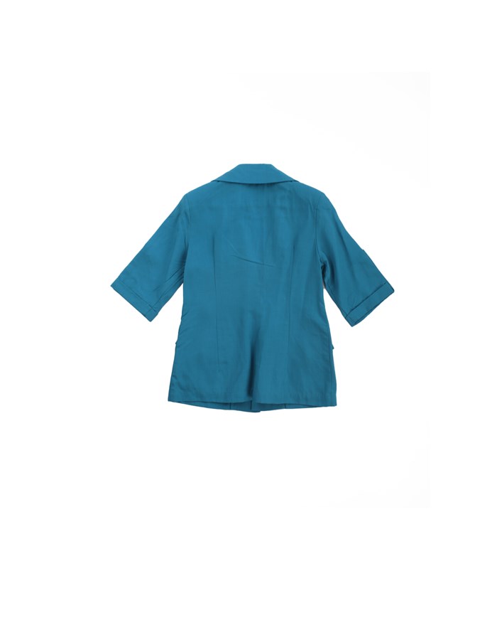 MANILA GRACE Blazer Turquoise