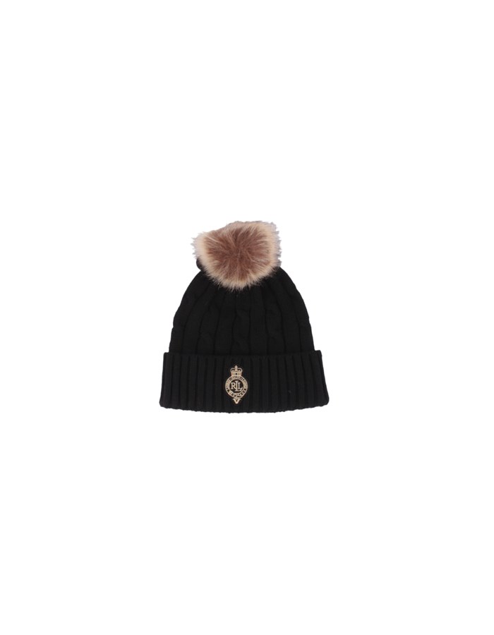 RALPH LAUREN Beanie Black