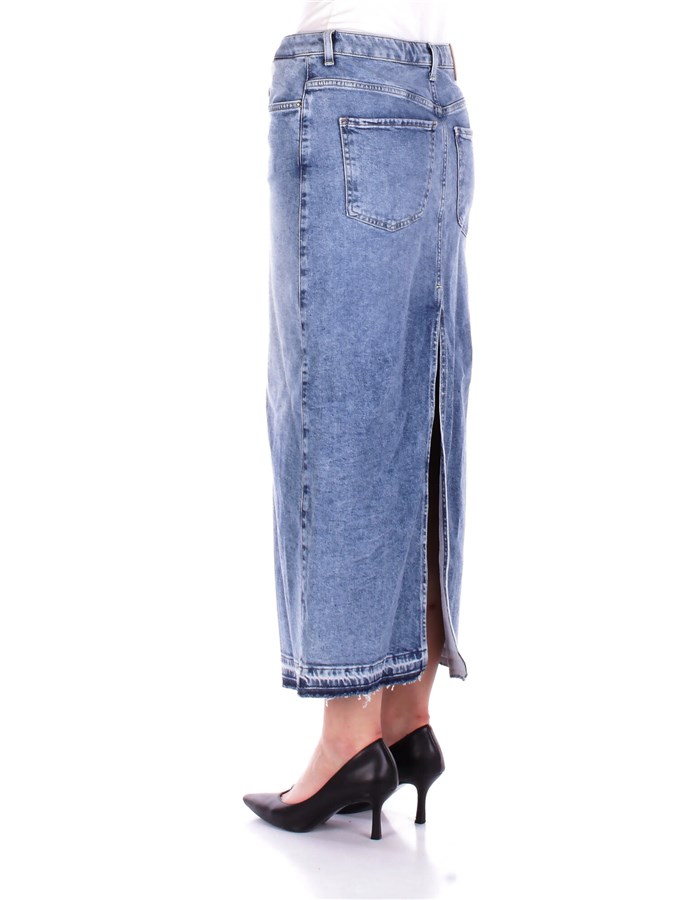 DONDUP Gonne Denim Donna G579DSK297IS1W 2 