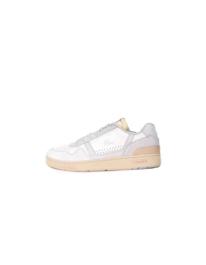 LACOSTE  low Gray white