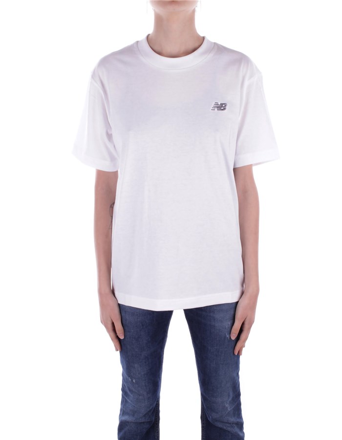 NEW BALANCE T-shirt Bianco