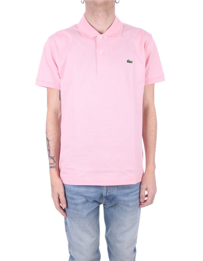 LACOSTE Short sleeves Rose
