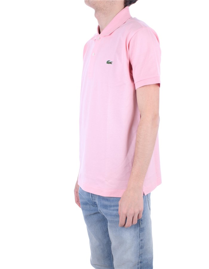 LACOSTE Short sleeves Rose