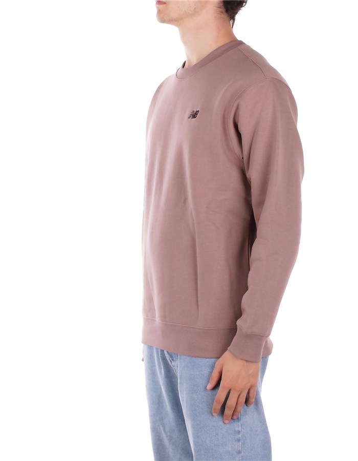 NEW BALANCE Felpe Girocollo Cioccolato