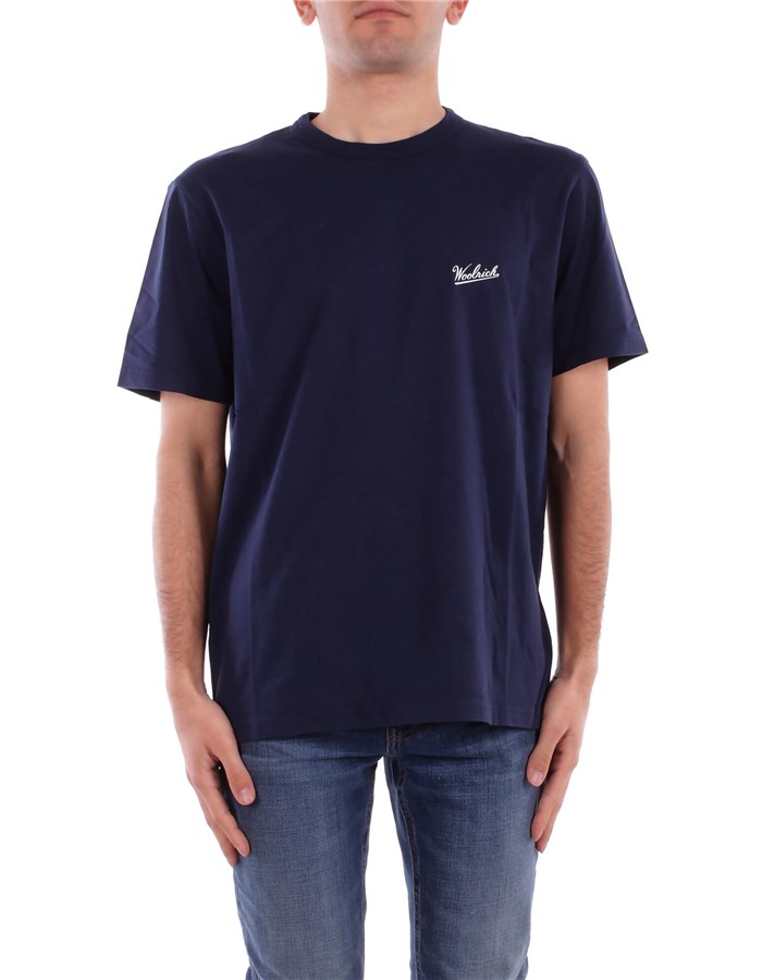 WOOLRICH Short sleeve Blue