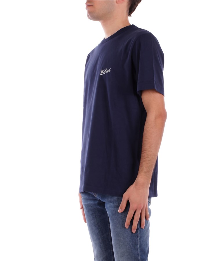 WOOLRICH Short sleeve Blue