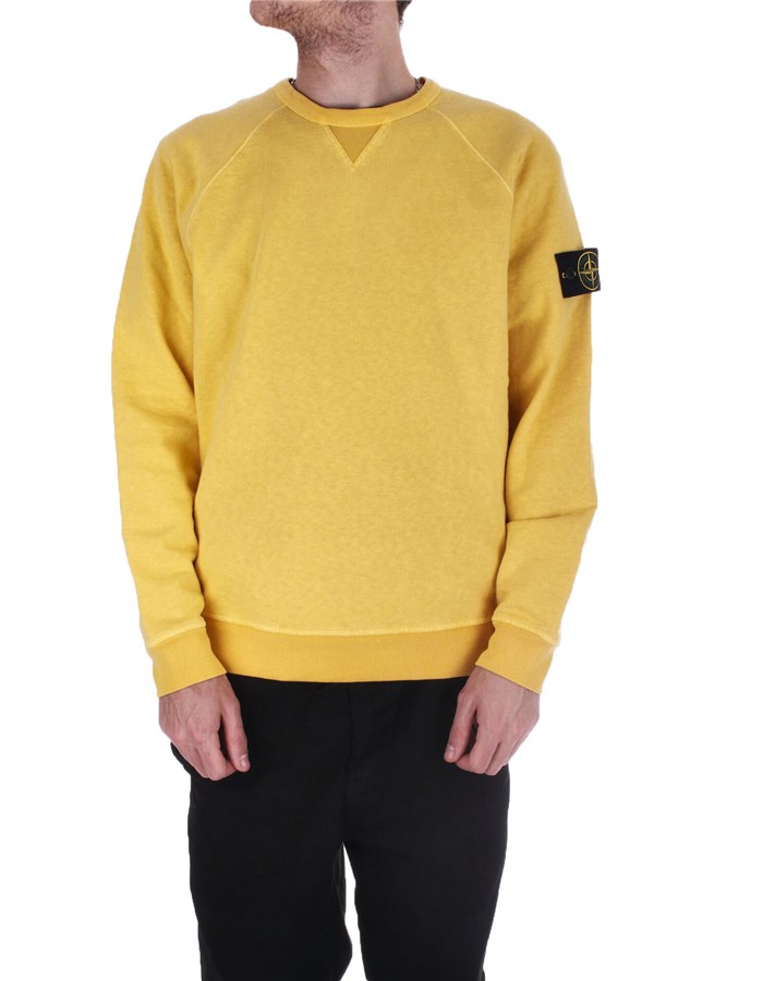 STONE ISLAND Crewneck  yellow