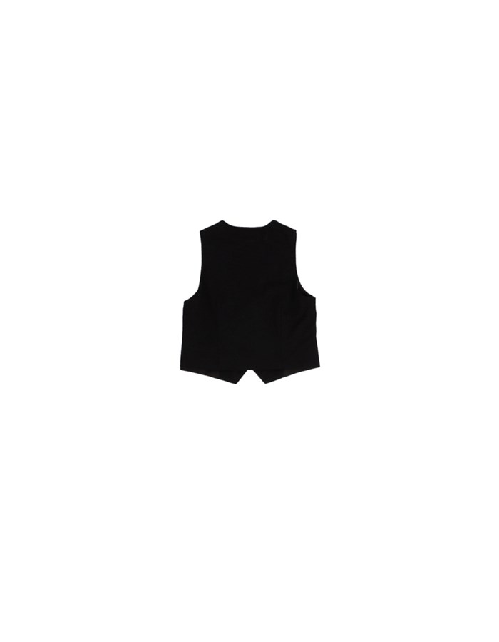 MANILA GRACE Knitted vest Black