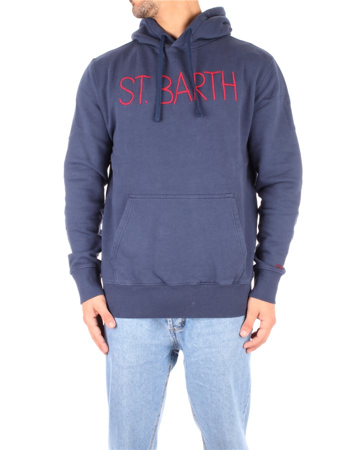 MC2 SAINT BARTH Hoodies Blue