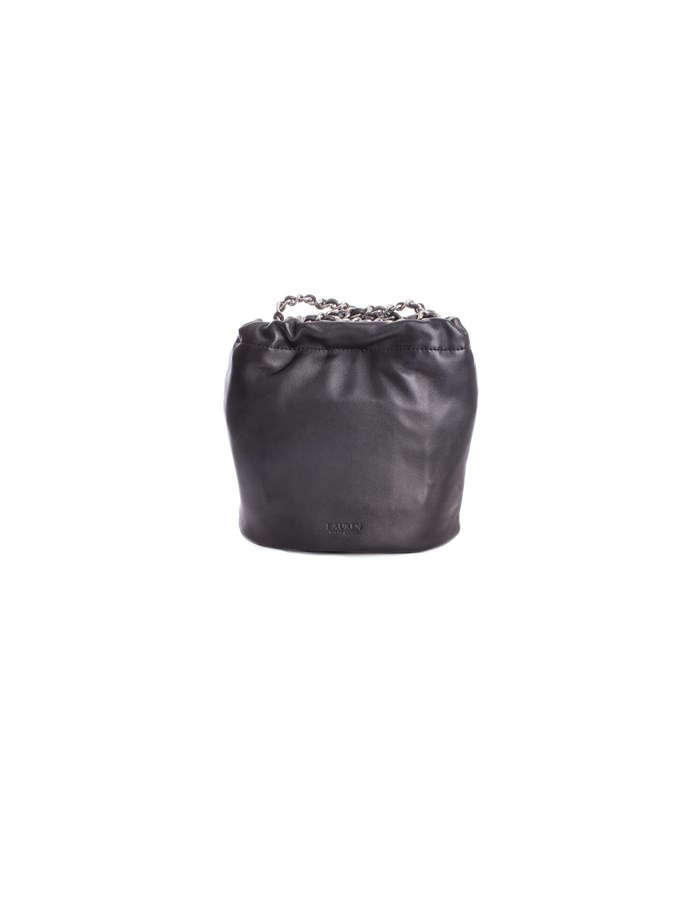 RALPH LAUREN Hand Bags Black silver