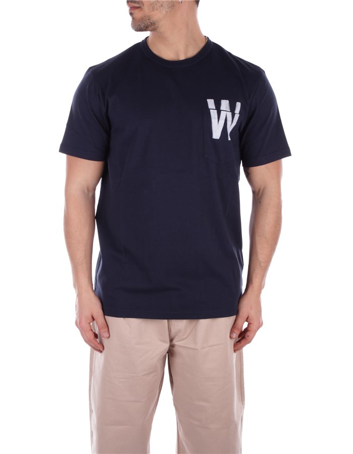 WOOLRICH T-shirt Short sleeve CFWOTE0122MRUT2926UT2926 Blue