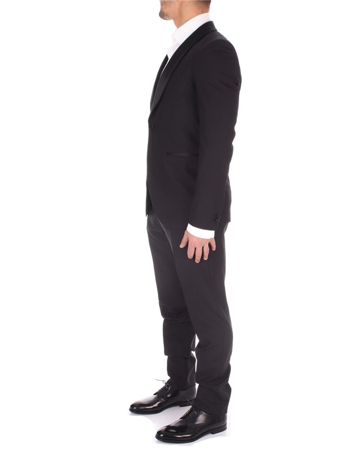 EMPORIO ARMANI Single-breasted suits Black